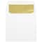 JAM Paper 6" Square Gold Foil Lined Invitation Envelopes